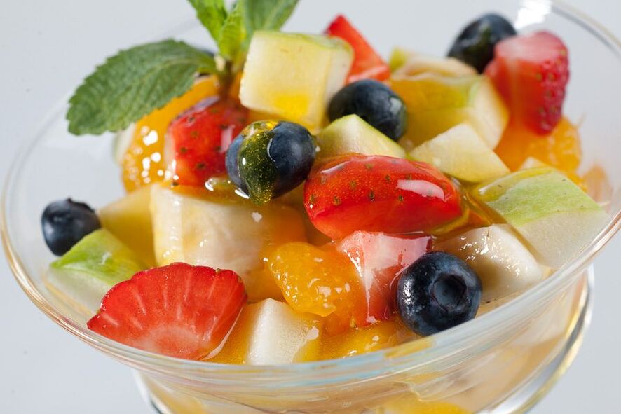 Fruit salad for your favorite diet
